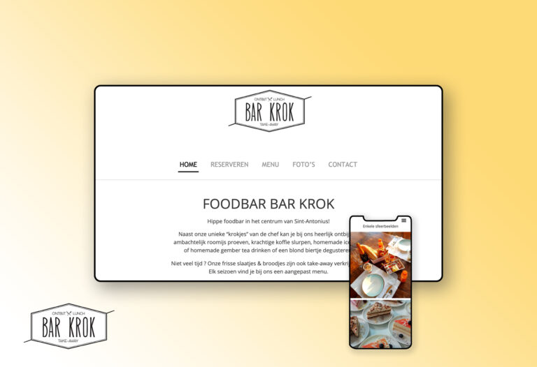 KV-Designs - project - Bar Krok - webdesign