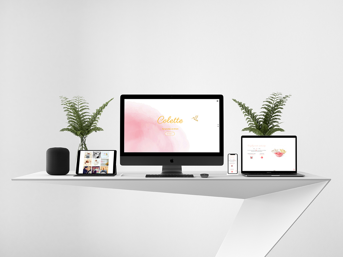 KV-Designs - project - Baby Colette - webdesign