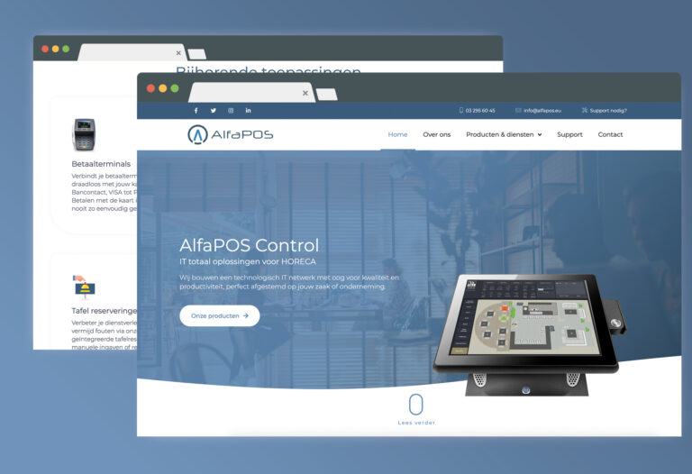 KV-Designs - project - AlfaPOS - Webdesign