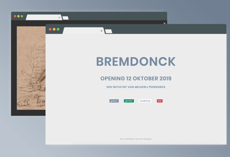 KV-Designs - project - Bremdonck - webdesign