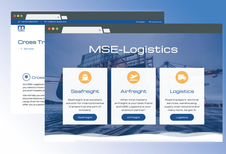 KV-Designs - project - MSE-Logistics - Webdesign