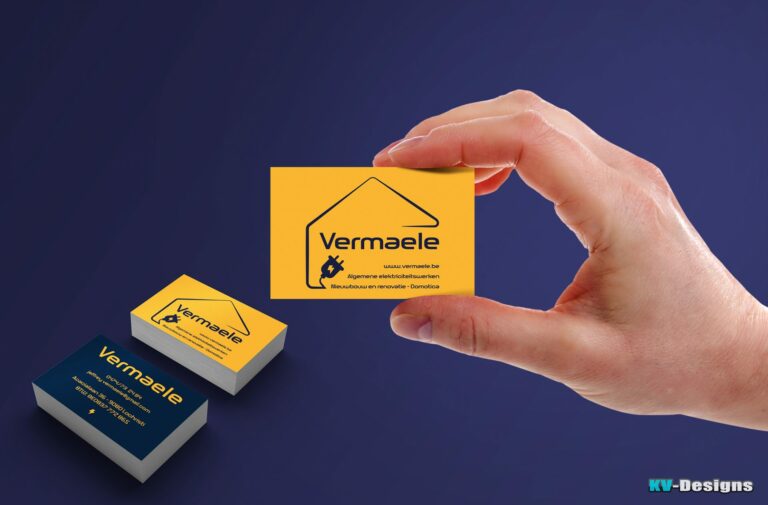 KV-Designs - project - Vermaele - drukwerk visitekaartjes