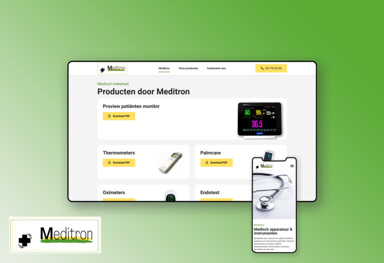 Meditron - webdesign